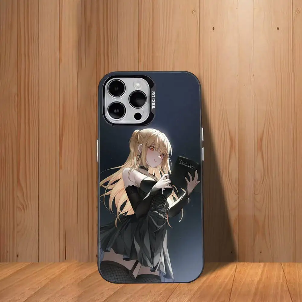 M-Misa Death Note-ES Phone Case For iPhone 17,16,15,14,13,12,11,Mini,Pro,SE,MAX White Matte Shockproof Cover