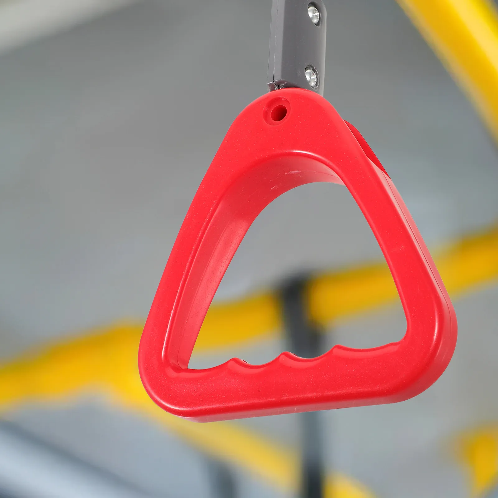 Bus Handle Slip Resistant Comfortable Stylish Easy Installation for Bus Subway Vehicle Hand Ring Car Handle Triangle Handles