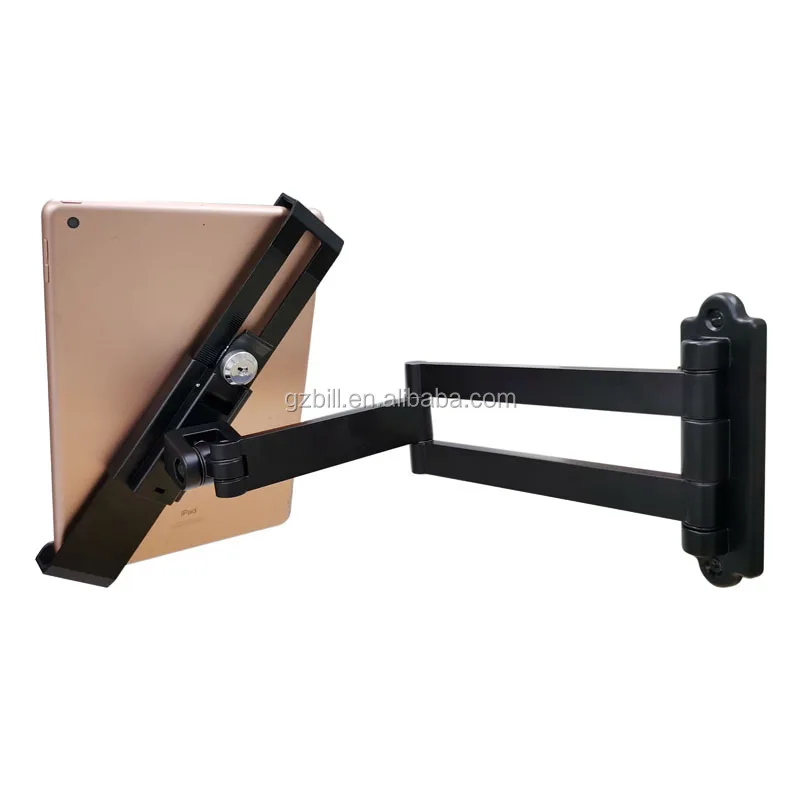 Articulating Lockable Security Tablet Wall Mount Holder For  A9 Plus 11 Inch S7 S8 8.7 Inch