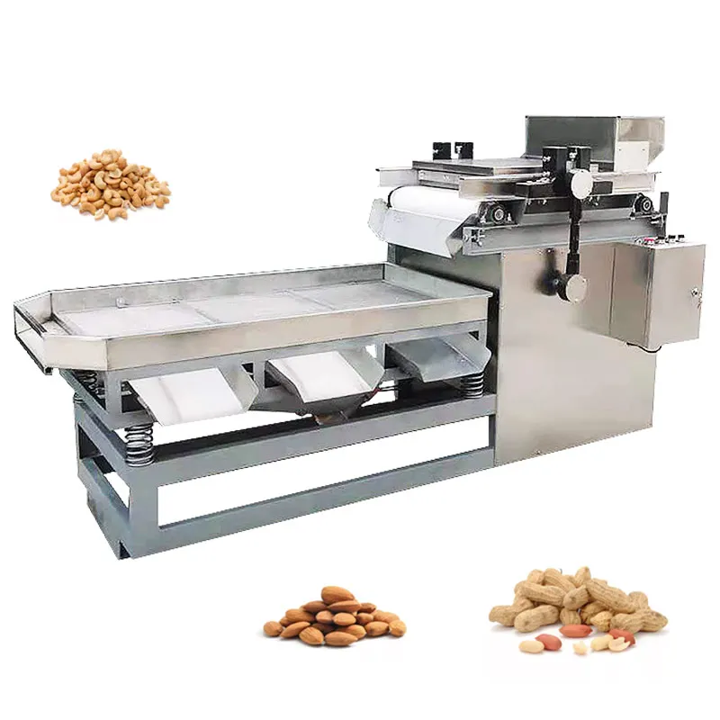 Nut Chopper 2022 Hazelnut Dice Walnut Crusher Roasted Peanut Cut Almond Huller Machine for Sale