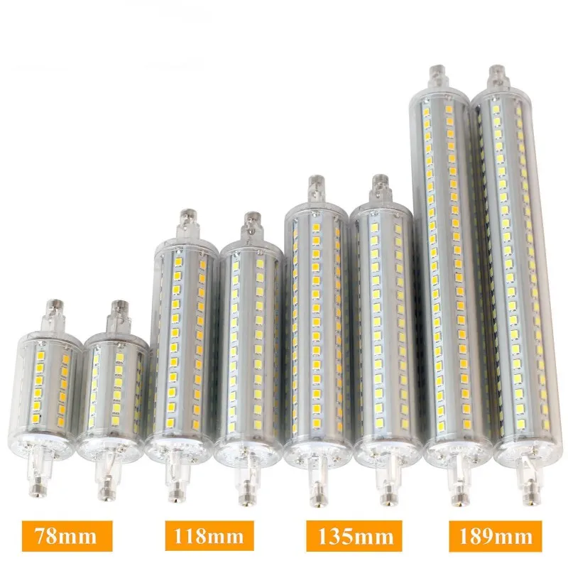 

R7S LED Flood Light 78mm 118mm 135mm LED Corn Bulb Light Bulbs AC 220V 110V 5w 10w 12w 15w Warm Natural White for Home