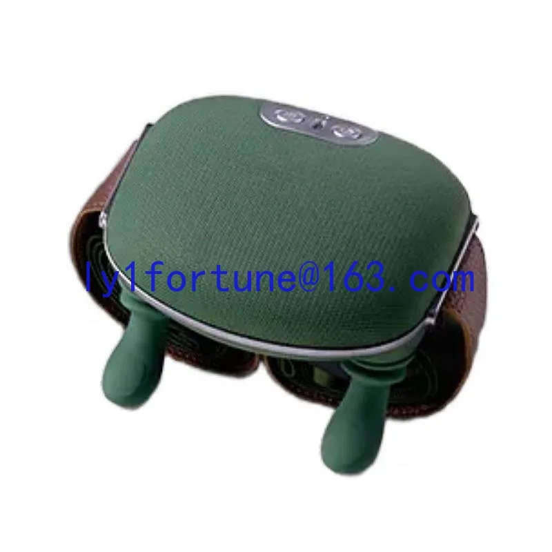 Cervical head massager simulates human hand kneading hot compress shiatsu charging massager