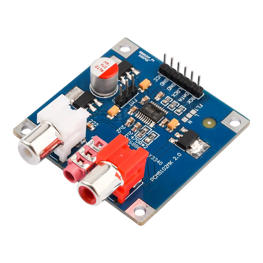 PCM5102/PCM5102A dekoder DAC I2S odtwarzacz zmontowana płyta 32Bit 384K poza ES9023 moduł płyta dekodera dla Raspberry Pi