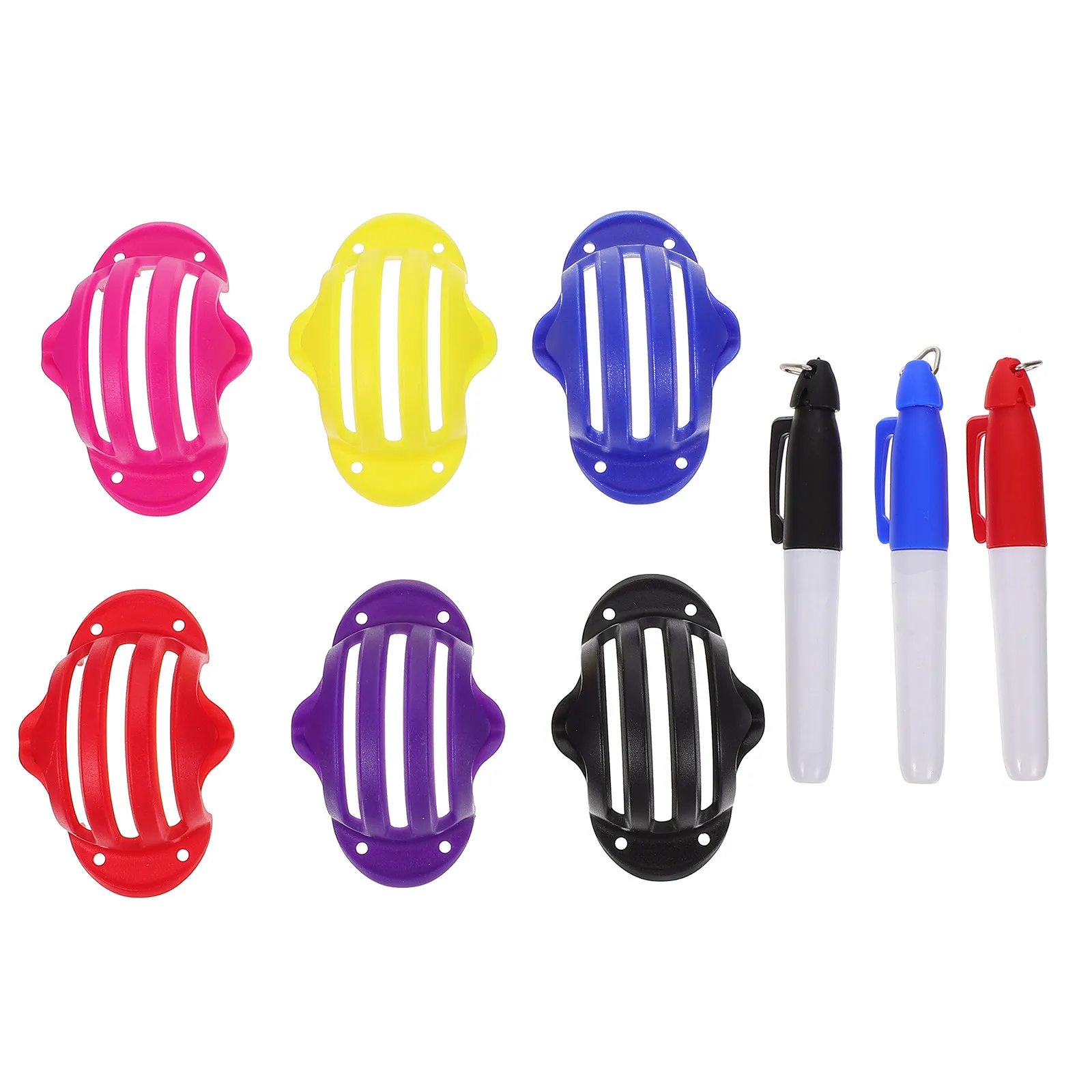

1Set Golfs Ball Liner Marker Tool Premium Material Compact Lightweight Tongs Form Convenient Carry Golfing Alignment Drawing
