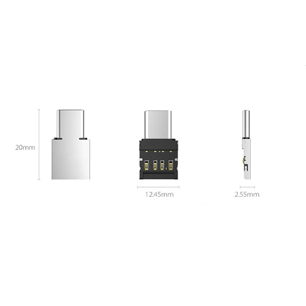 USB Type C Adapter USB-C Male To USB Female Data Connector Micro-transfer Interface For Android Macbook