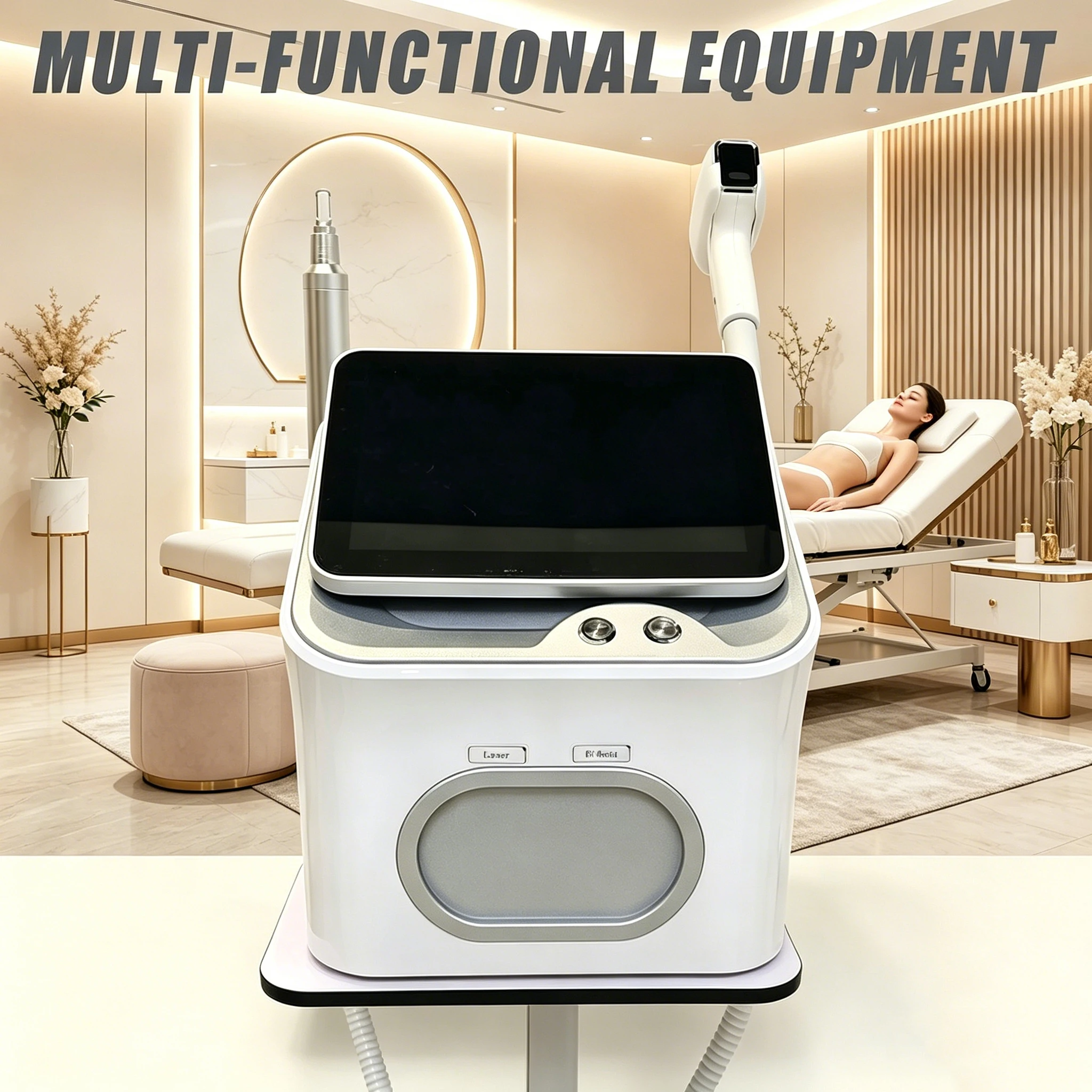 2026 4000W New 2-in-1 Soprano Titanium Ice Platinum Diode 755 808 940 1064nm Multifunctional Device, Suitable for Freckle Remova