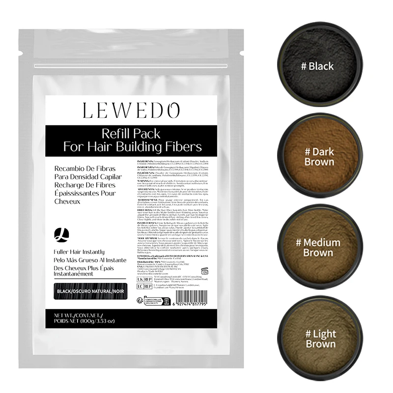 Hair Fiber 100g Hair Building Fibers Thickening Hair Powder Spray Instant Regrowth Powder Hair Loss Concealer Instant Fibers