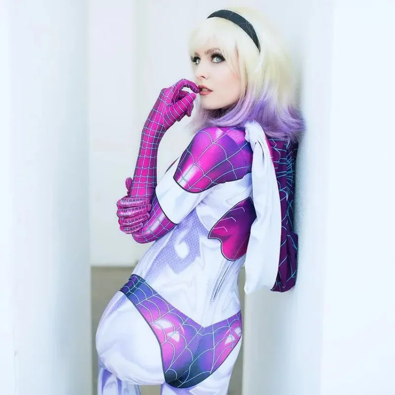 ★-costume-di-halloween-per-cosplay-tuta-intera-lucida-da-supereroe-femminile-gwen-spider-costume-zentai-per-donna-adulta-♥-tutte-le-parti-del-paese