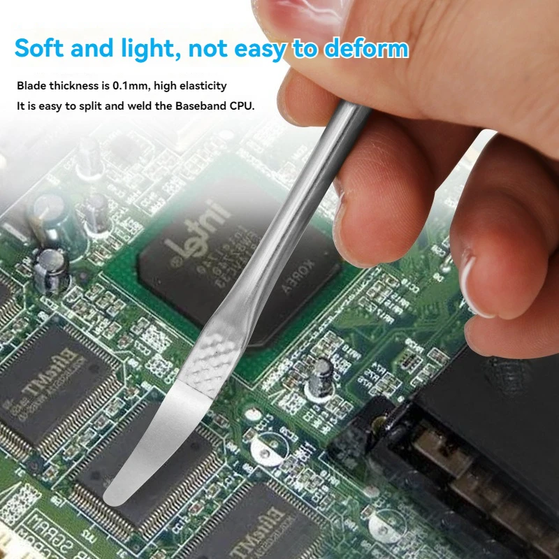 CPU IC Dismantling Prying Knife Chip Glue Removal Crowbar for Phone Computer Motherboard Precision Repair Hand Tools Kit﻿ 8pcs