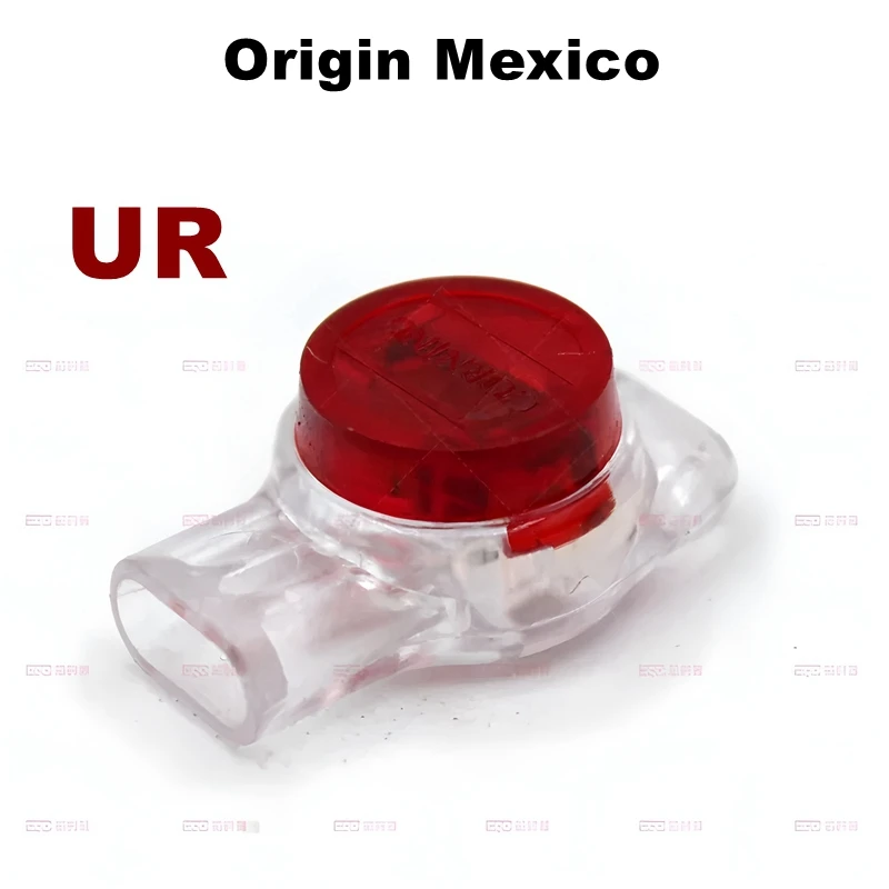 10PCS 100% Genuine Origin Mexico UR K3 Butt Type Connector UR 3 Conductor For 19-26 AWG 0.4-0.9mm Wires Engineering