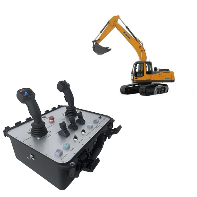 Dinghui Holdings Excavator Equipment Cross Joystick Hydraulic Remote Control Excavator Easy Installation IP68 Waterproof