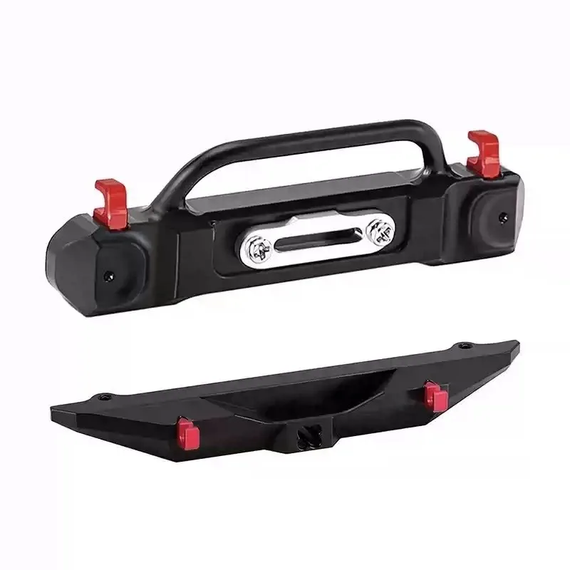 RC Metal Front Rear Bumper Upgrade Part 1/24 RC Crawler for Axial SCX30 customizable size DIY Spare Protective Accessory
