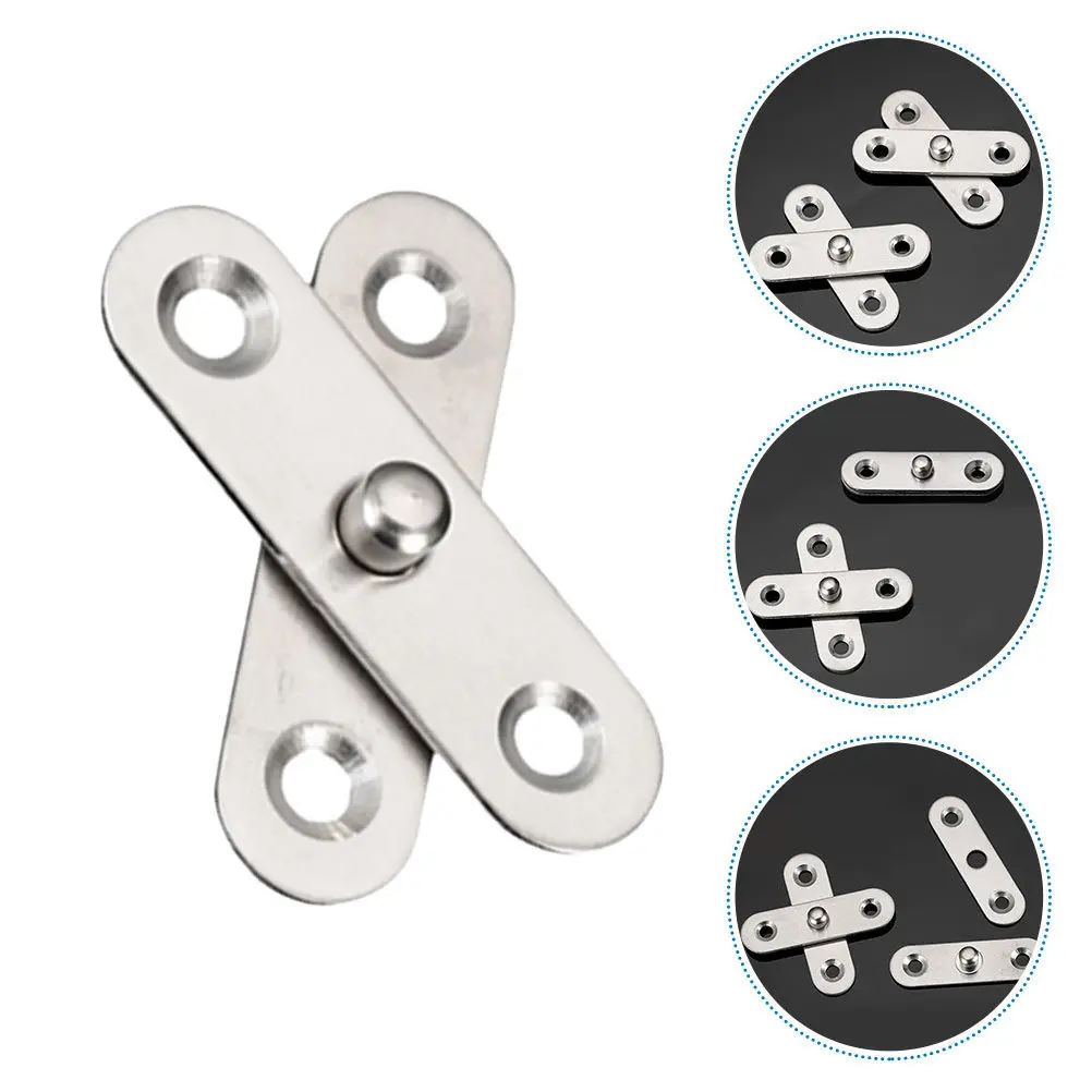 24Pcs Space Saving Detachable Window Hinge Stainless Steel Concealed Foldable Pivot Hinge for Kitchen Cabinets Furniture