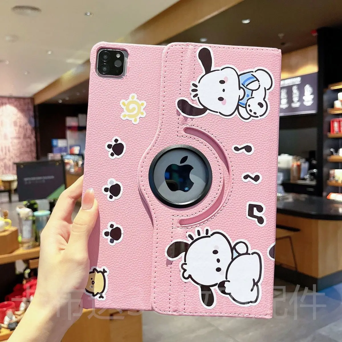 

Kawaii Pochacco For Samsung Galaxy Tab A7 Lite 8.7 2021 Flip Tablet Cover for Samsung Tab A8 10.5 SM-X200 Protective Cover