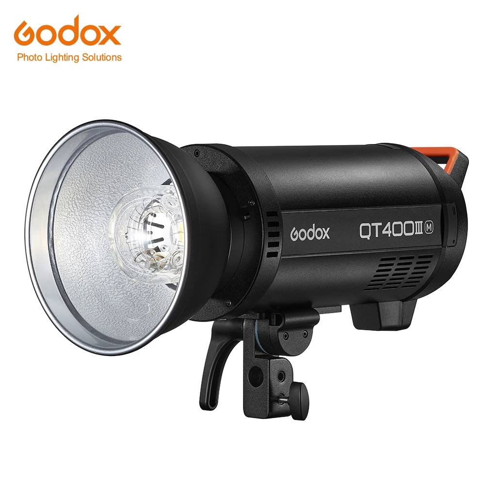 GODOX QT400III QT400IIIM High Speed Studio Strobe Light HSS 1/8000s 0.01-0.9s 40W Modeling Bulb 2.4G Wireless for Canon