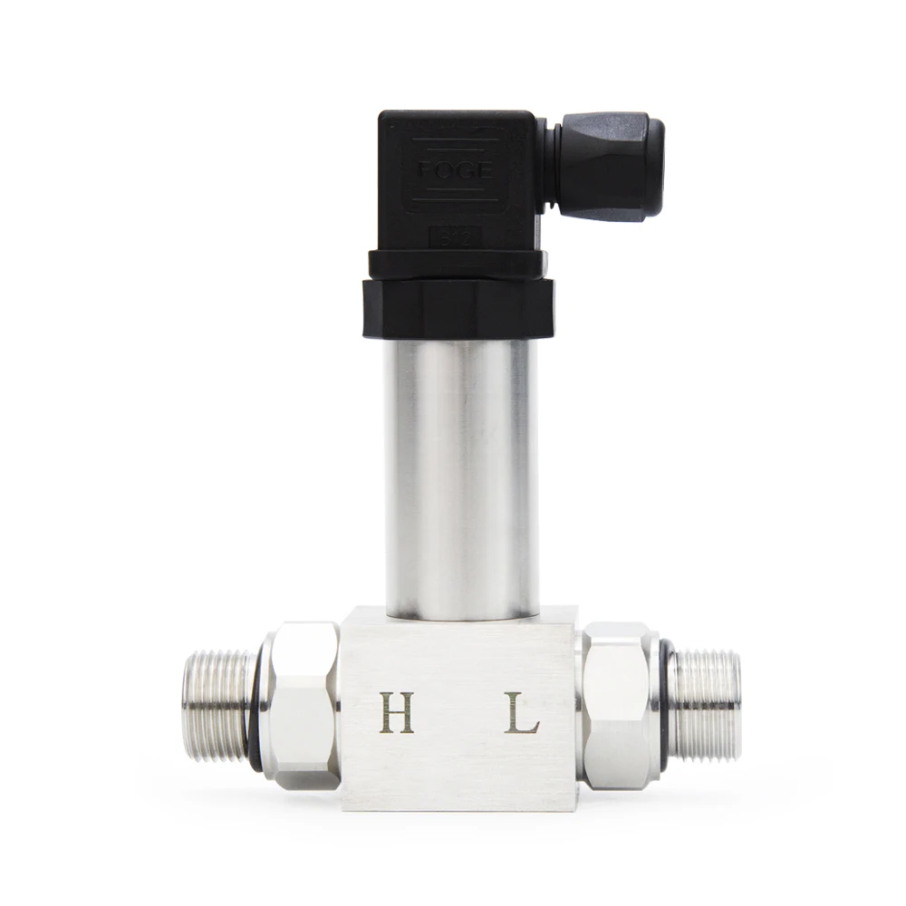 Integrated Differential Pressure Transmitter 4-20mA 24VDC M20*1.5 Thread Differential Pressure Sensor High Precision