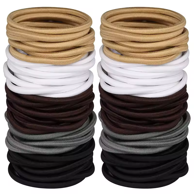 10/30/50pcs 4MM Black Ponytail Holder Elastic Hair Bands Scrunchies For Women Men Girl Lady Hairband Leagues Headband Accessory - Image 7