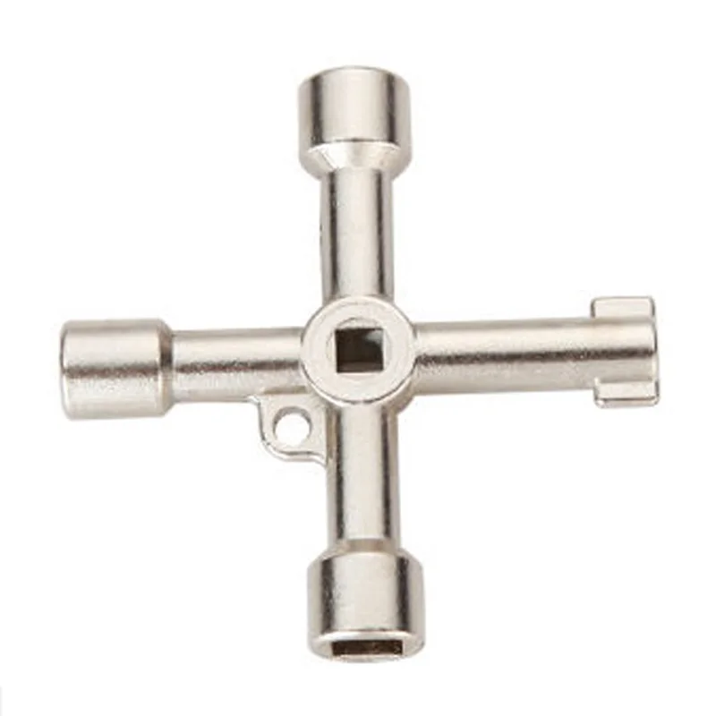 5-10mm Inner Triangle/Square/Circle Key Wrench Faucet Key Elevator Water Meter Valve Key Train Electrical Cabinet Valve Switch