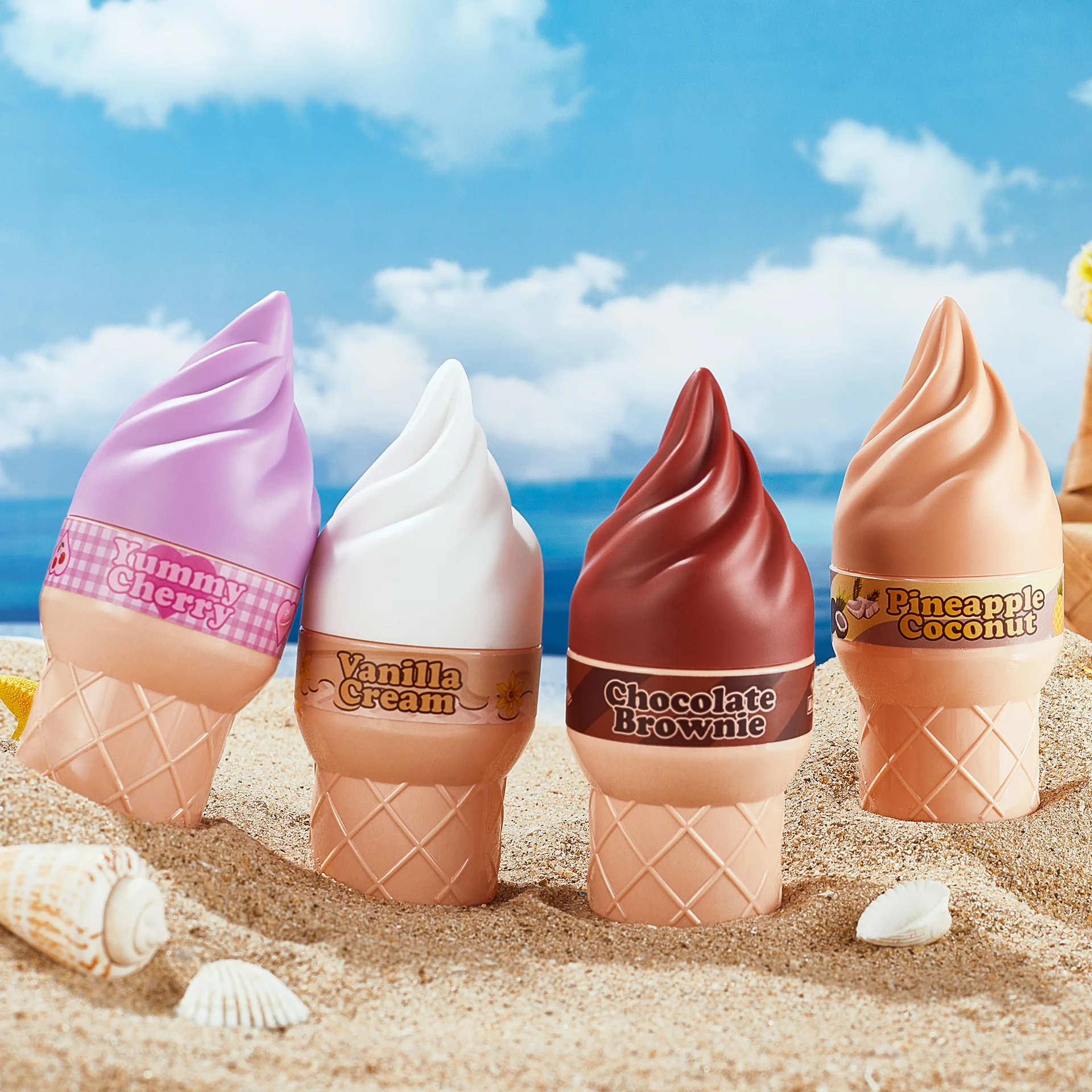 

Ice Cream Cone Perfume Body Spray - 100ml Women's Long-Lasting Fragrance Cosmetics, Authentic Factory Bulk Wholesale.3pcs