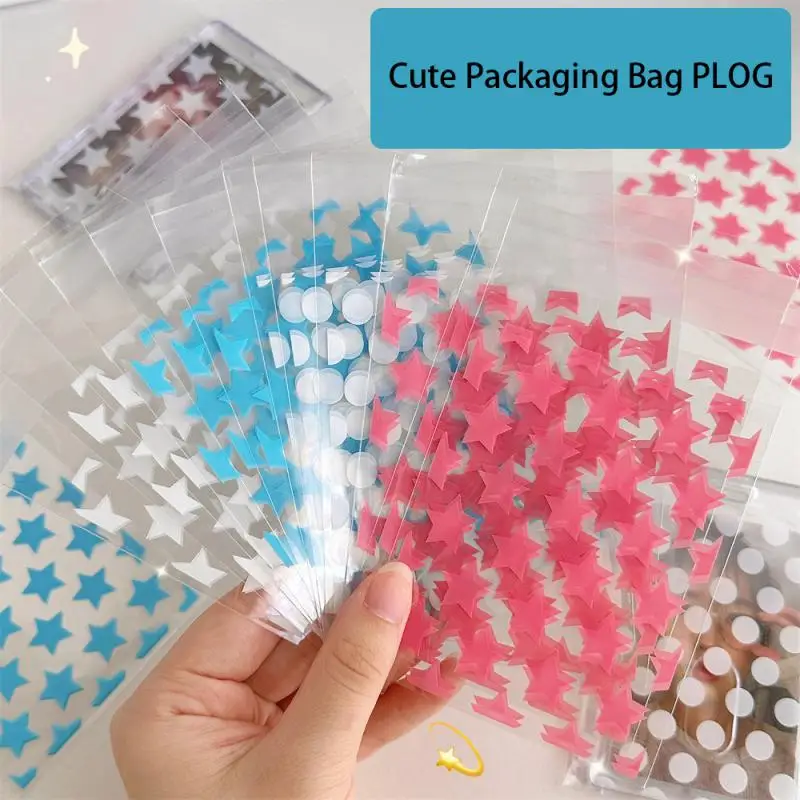 50/10pcs Multipurpose Bag Transparent Storage Bag Idol Or Animation Peripheral Dust Bag Packaging Bag Gift Packaging Bag