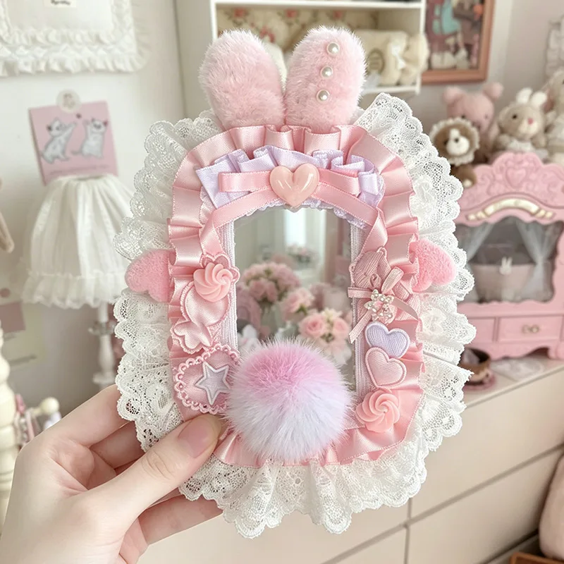 New love rabbit ear card cover two-dimensional DIY pain packaging jewelry Gumei Xiaokagu ID protection card cover