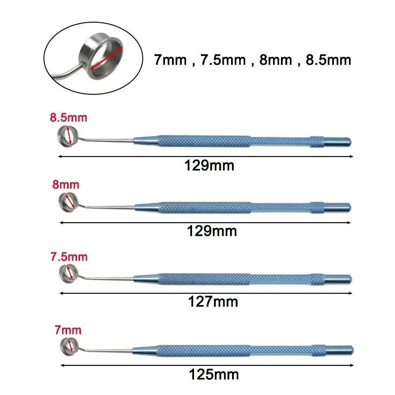 GREATLH  Ophthalmic Micro Instruments Corneal Epithelial Ring Hood  Ring Saw Alcohol Hood  Length 129mm Ophthalmic Instruments