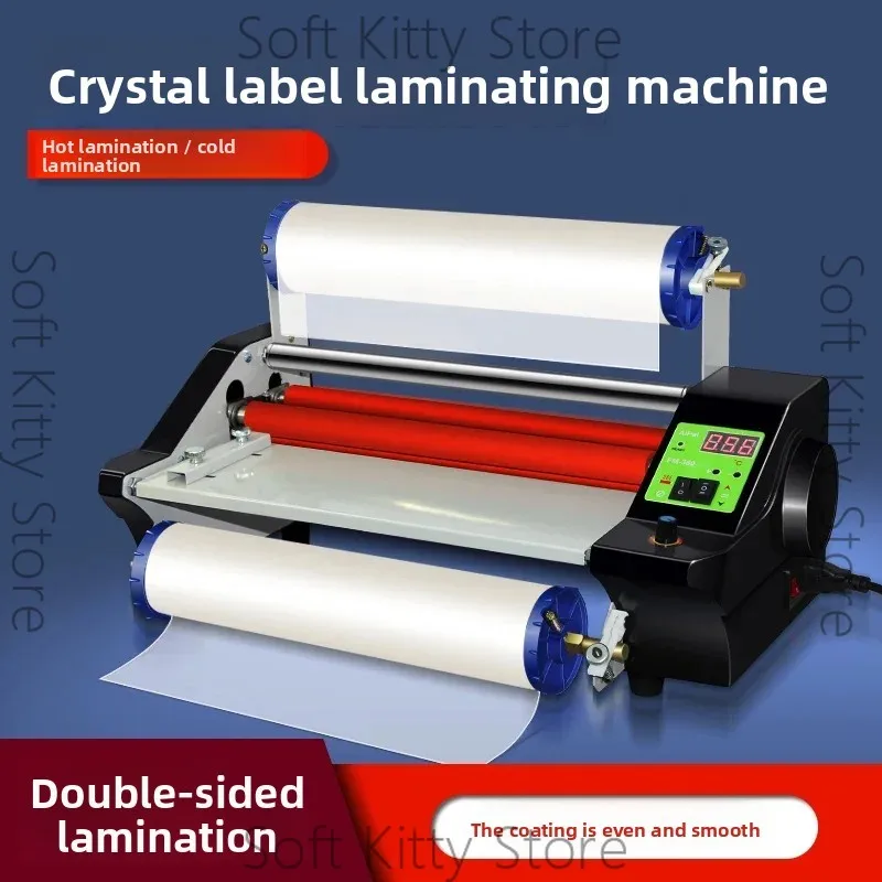 A3 UV DTF Transfer Film Laminator 600W, Professional Laminating Machine for Crystal Stickers & Label Finishing