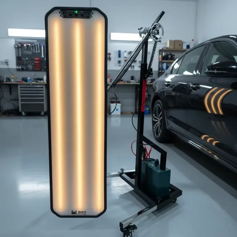 Heavy Duty PDR Light PDR LED Lamp Reflector Board Dent Repair Tools LED Light Reflection Board with Adjustable Holder PDR