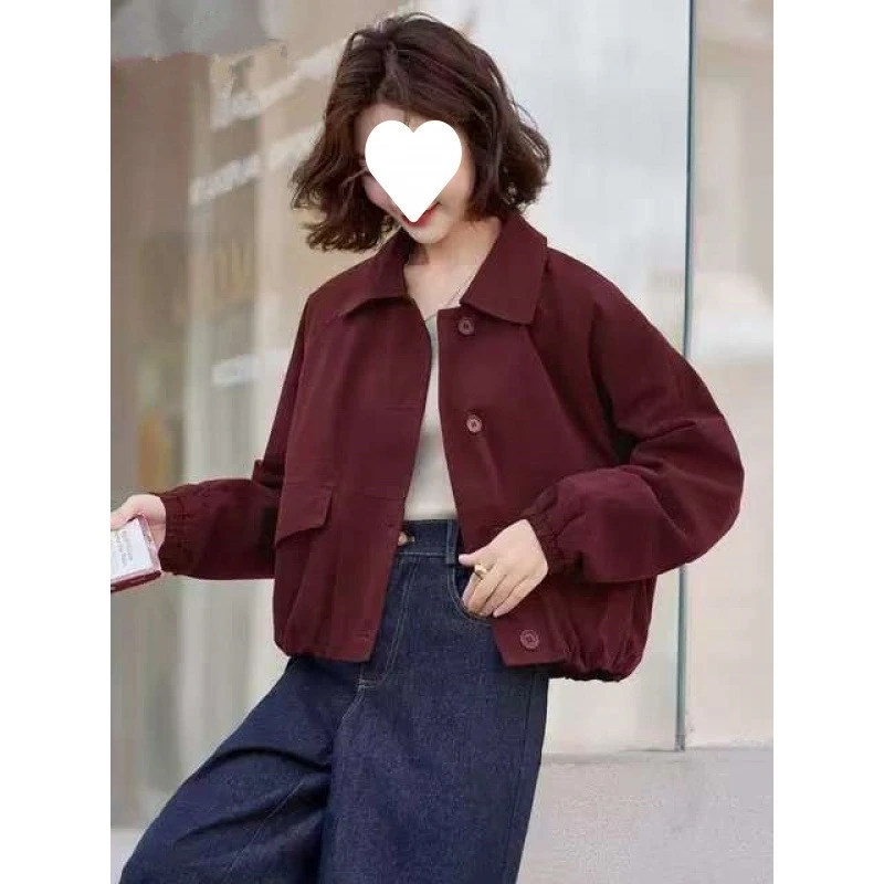 

Осень 2024, повседневные легкие женские куртки, городские однобортные женские пальто на молнии с длинными рукавами, элегантная женская верхняя одежда, новинка