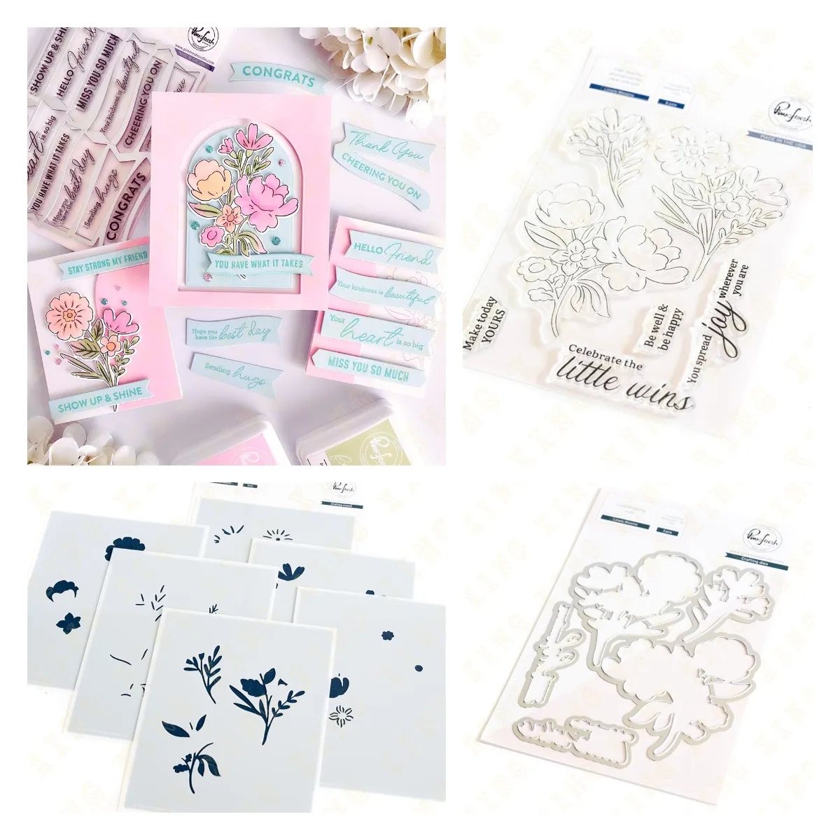 

Metal Cutting Dies Silicone Stamps Stencil for Lovely Blooms Scrapbooking Album Decoration Craft for DIY Greeting Card Making