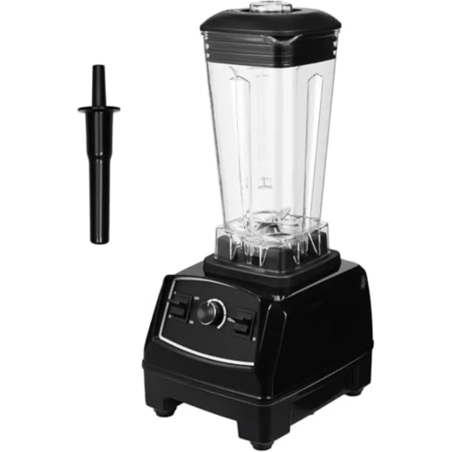 3HP 2200W Heavy Duty High Speed 45000RPM Smoothie Blender 68 Ounce 2L Capacity Black
