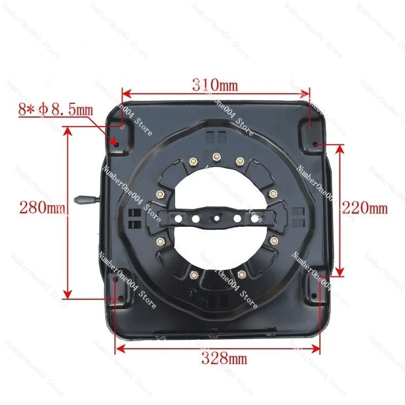 

Car Heavy-duty Seat Base 360-Degree Rotating Turntable Van RV Light Truck Commercial Vehicle Seat Modified Seat Turntable