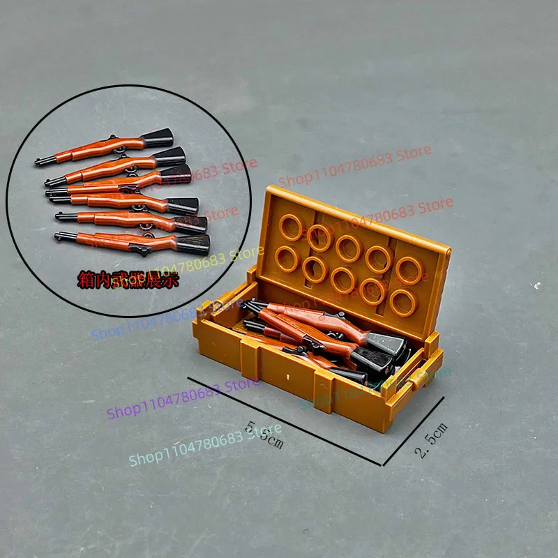 Klocki konstrukcyjne MOC Mini Figurka II Wojny Światowej Wojskowy Pojemnik Transportowy Akcesoria Model do Składania Dekoracja Ekspozycyjna Zabawka Prezent Hobby Kolekcjonerski