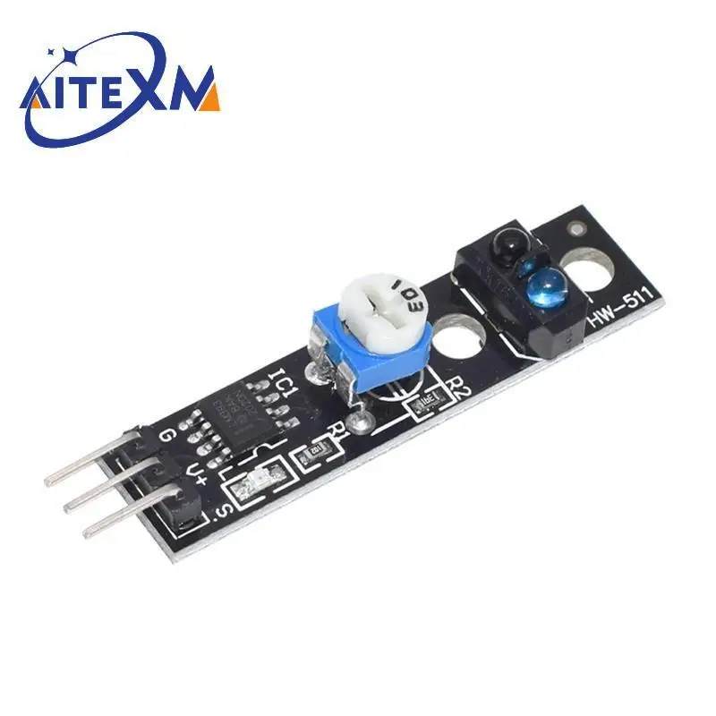 TCRT5000 Infrared Reflective Sensor IR Switch Barrier Line Tracking Module 4Pin 3.3-5V Sensor For Arduino Smart Car