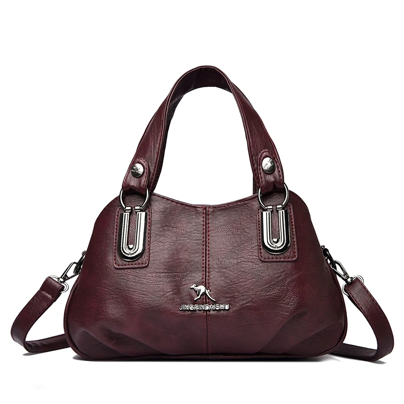 Casual Simple Vintage Fashionable Diaper Bag Textured Original Retro Ladies Shoulder Bag Luxury Brand Famous Designer