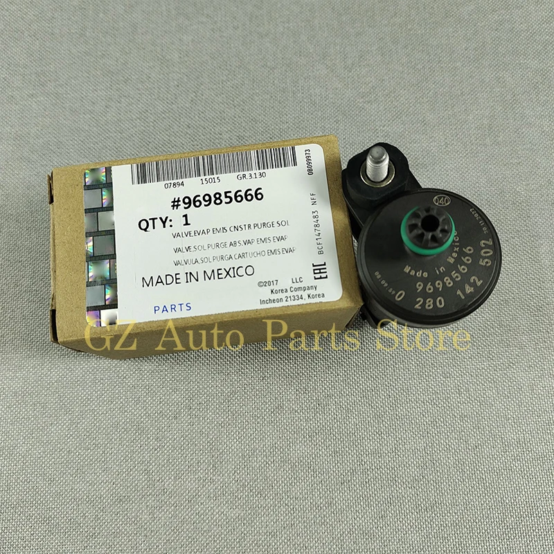 

Vapor Canister Purge Control Valve Solenoid For 2013-2015 Chevrolet Spark 96985666 0280142502