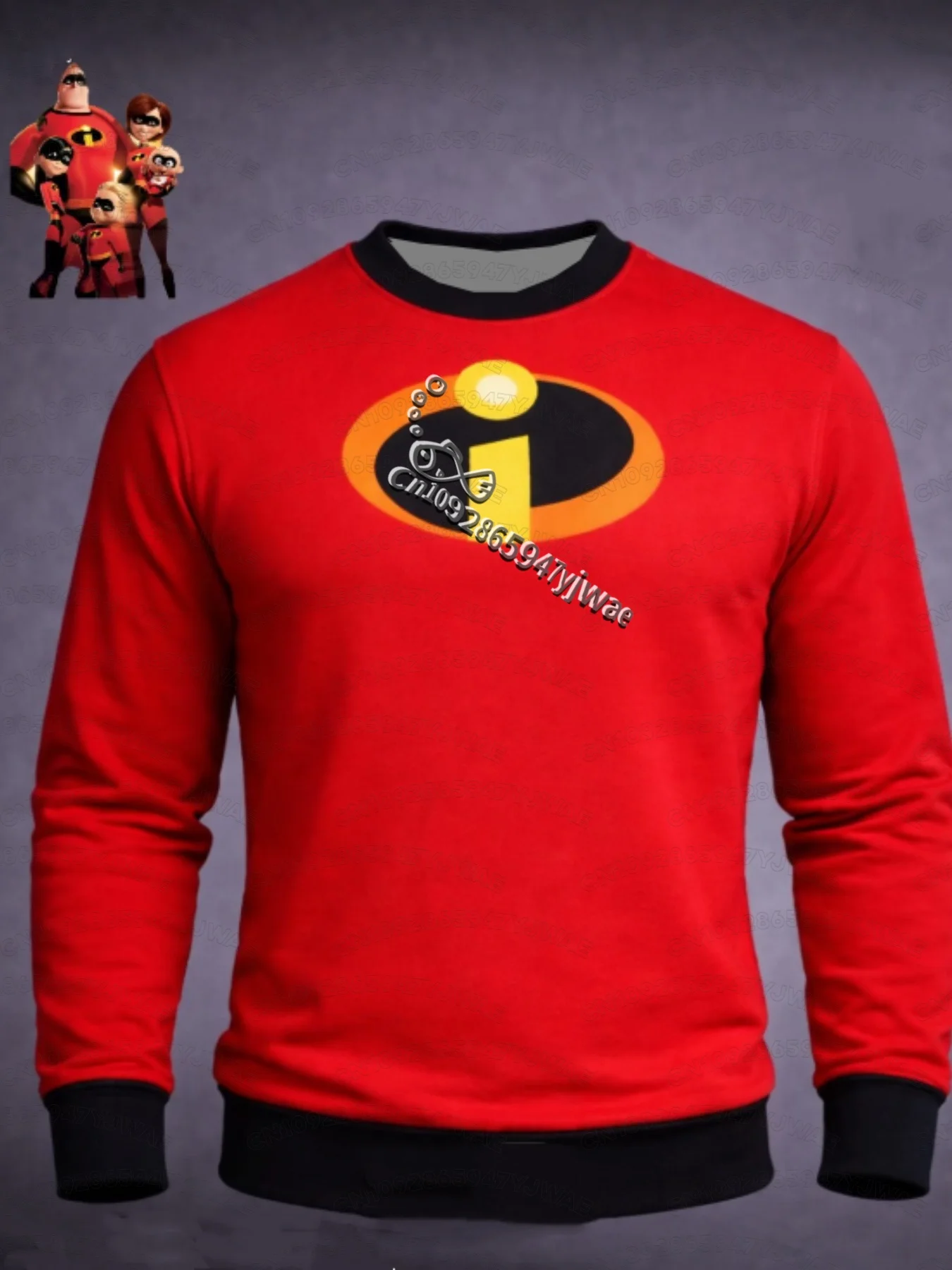 2026 Mens Long Sleeved T-Shirt Men Sweatshirt The Incredible Retro Cosplay T-Shirt 3d Graphic Quick Drying Top Movie Men Hoodies