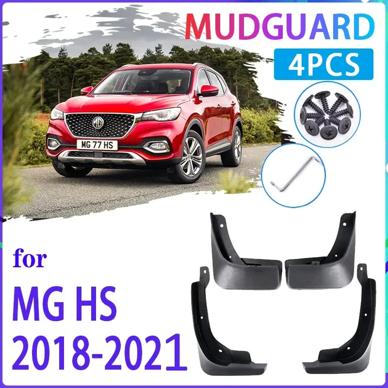 

4 PCS Car Mud Flaps for MG HS MGHS 2018 2019 2020 2021Auto Mudguard Splash Guards Fender Mudflaps Auto Accessories