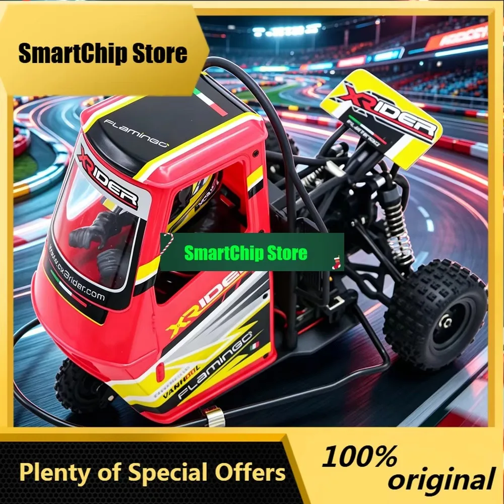 SmCpRC Car Remote Control Car 2.4G X-Rider 1/8 Piaggio Ape 1:8 2WD Kids Battery Powered Drift Cars RTR Toy For Children