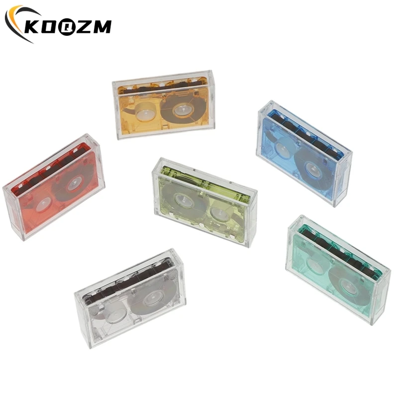 1pcs 5*3.4CM Standard Cassette Blank Tape Player Empty 60 Minutes Magnetic Audio Tape Recording For Speech Music Recording