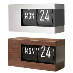 Desk Perpetual Calendar Date Week Display Creative Automatic Tabletop Ornament for Business Anniversary Study Bedroom Bedside