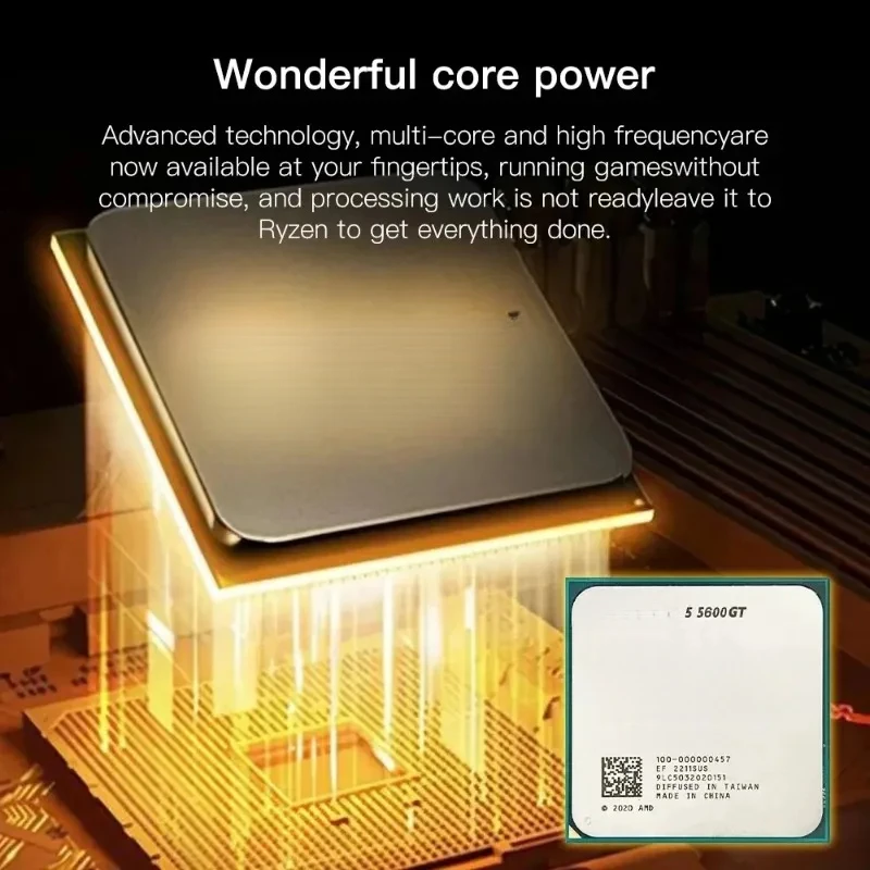 Bran-d n-ew A-MD Ryzen R-5 5500 5600 5600X 5600GT R7 5700X 5700G (boxed/unboxed) CPUs