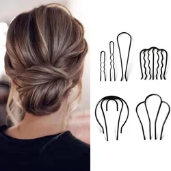 Fashion Hair Accessories for Women Bun Braiding Twist Styling Clip Stick Bun Maker Hair Comb Braiders Tools Hairpin Jewelry