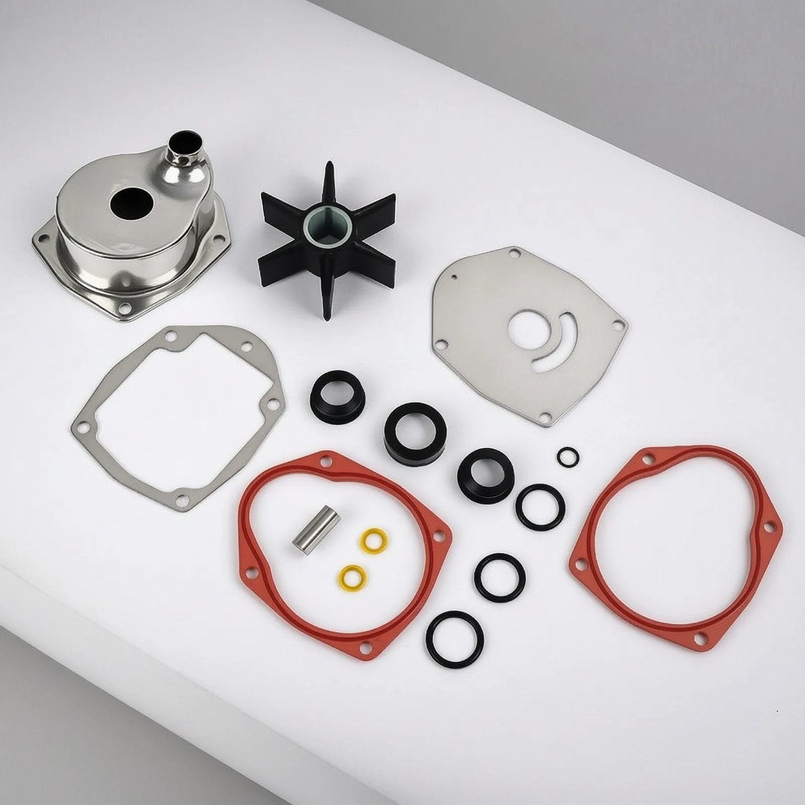 Cooling Pump Repair Kit Replacement Cooling Pump Impeller Repair Kit Compact Heavy-Duty for Boat Owners