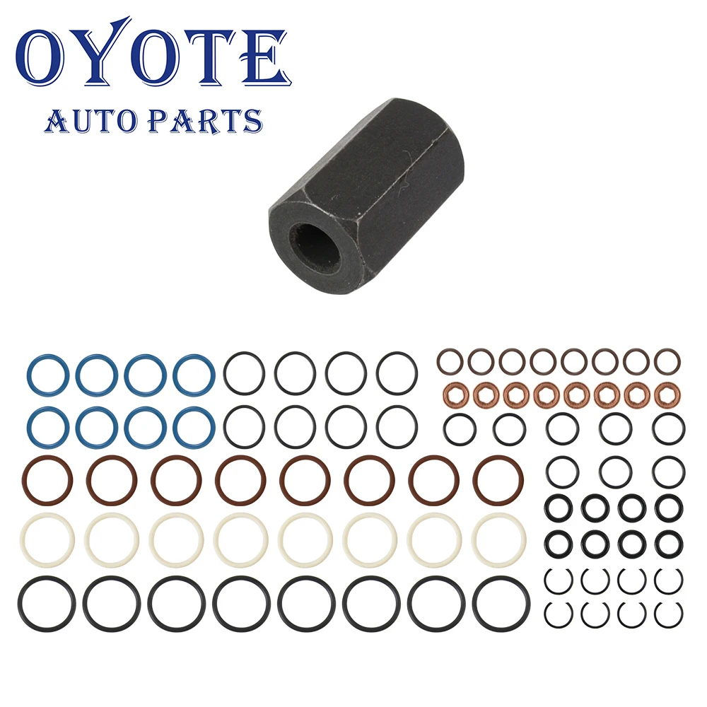 OYOTE Oil Rail Leak Repair Kit Tool O-rings Injector Kits For Ford 6.0L 03-10 E-350 E-450 F-250 F-350 F-450 F-550 F650 F750