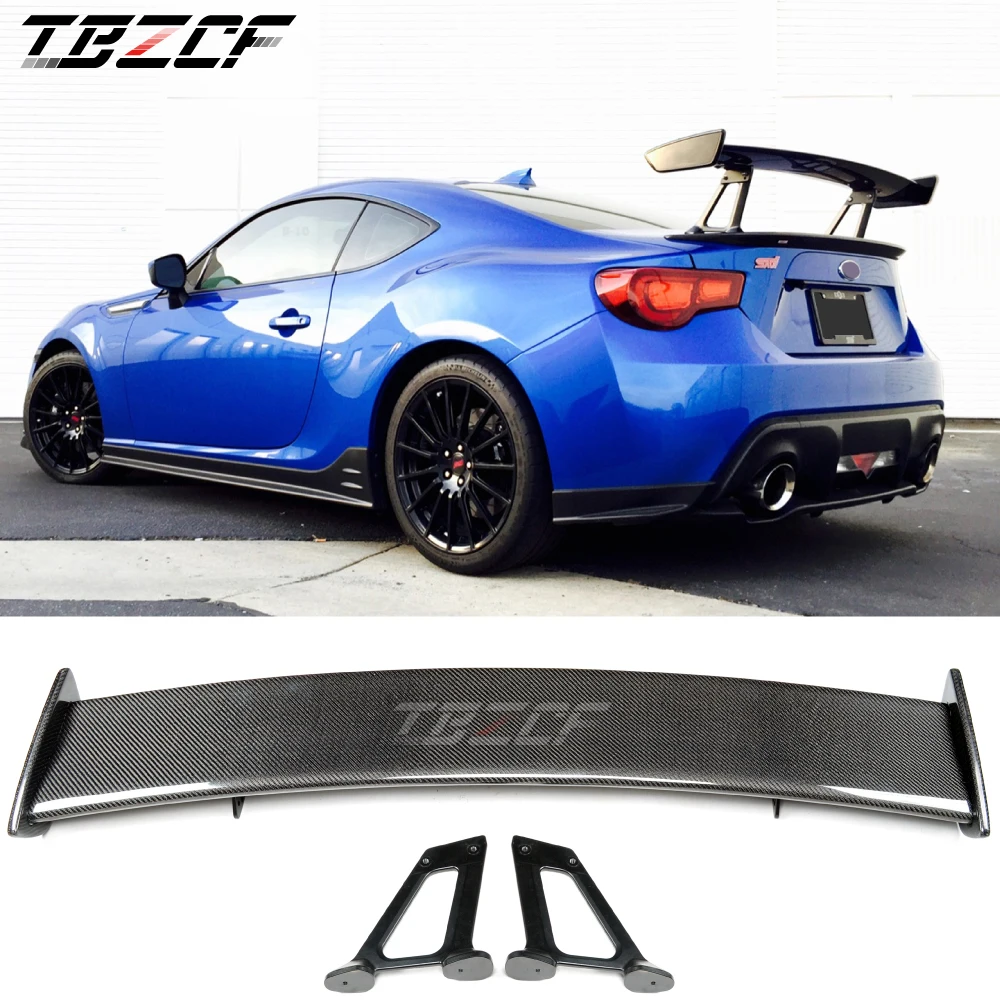 

Real Carbon Fiber Rear Trunk Spoiler Wing For 2013-2020 Toyota GT86 Scion FR-S Subaru BRZ STI Style Spoiler