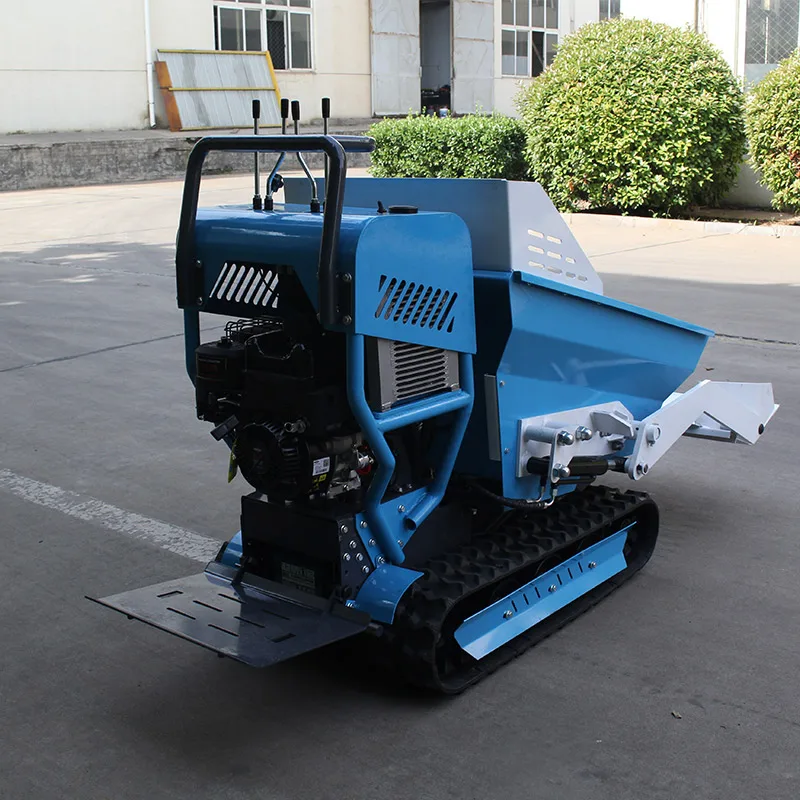 شاحنة قلابة صغيرة للبيع بالجملة مجنزرة هيدروليكية صغيرة شاحنة قلابة للبيع رخيصة الثمن ملموسة صغيرة 500 كجم محمل أمامي #1