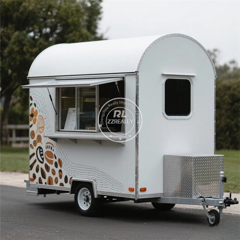 

Australia Standard Custom Mobile Street Ice Cream Hot Dog Cart Restaurant Food Trailer Foodtruck With Kitchen Equipment