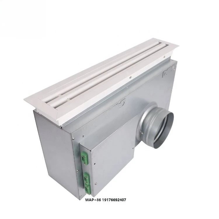 HVAC Supplies Slot Linear VAV Diffuser Air Supply Air Duct Plenum Box Ventilation with Thermostat Box Connect Tools