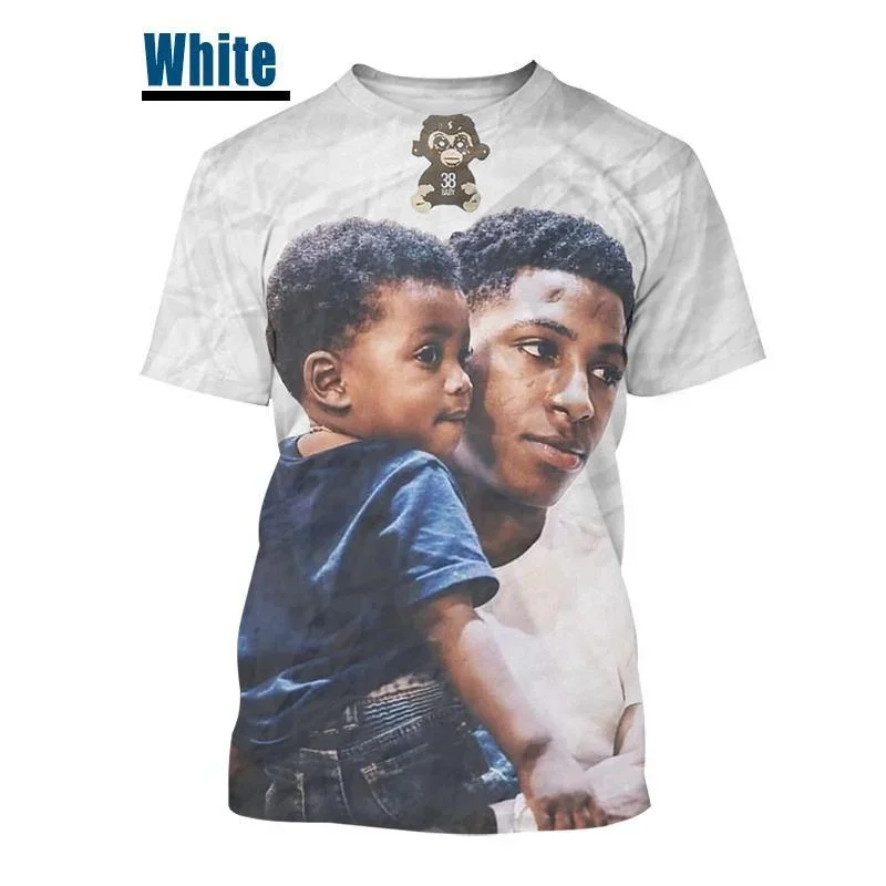 Summer Men Women Round Neck Fashion Casual T Shirt New YoungBoy Never Broke Again 3D Printed T Shirt Hip Hop Harajuku Tops